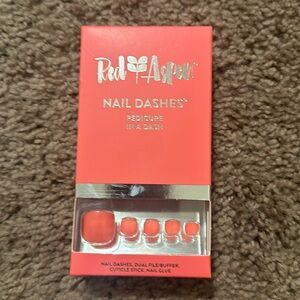 Red aspen nail dash - pedi